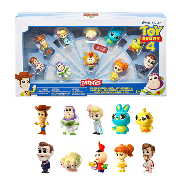楽天市場 トイストーリー4 ミニキャラクターフィギュア10個セット Toy Story 4 Minis Ultimate New Friends 10 Pack 超激レアアイテム 宅急便送料無料 オレンジマミー