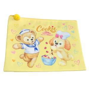 クッキー Cookie ビッグポーチ A4 ぬいぐるみポーチ 香港限定 ダッフィーフレンズ 香港ディズニーランド限定グッズ クッキーアン宅急便