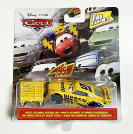 Dinoco Cruz Ramirez With Tool Cart-Disney Pixar Cars-Fan Favorites マテル ディズニーピクサー カーズミニカー クルーズラミレス 宅急便
