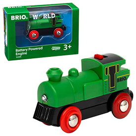 BRIO WORLD バッテリーパワー機関車(緑) 33595