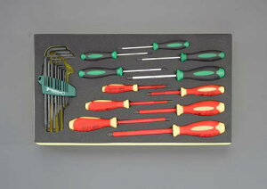 エスコ (ESCO) EA612VB-6 24本組 ドライバー・六角棒レンチセット EA612VB-6