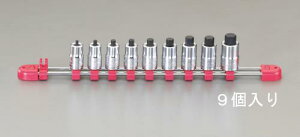 �G�X�R (ESCO) EA618PT 3/8DR/3-12mm/9�g [HEX]�r�b�g�\�P�b�g EA618PT