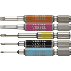 VESSEL ( �x�b�Z�� ) ���ʃr�b�g 5�{�g(�Г� �A�\�[�g) No. ( GS5P-03 )