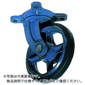 KYOMACHI 鋳物製自在金具付ゴム車輪150MM ( AJ-150 ) 京町産業車輌(株)