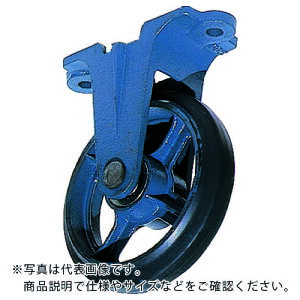 KYOMACHI 鋳物製金具付ゴム車輪130MM ( AU-130 ) 京町産業車輌(株)