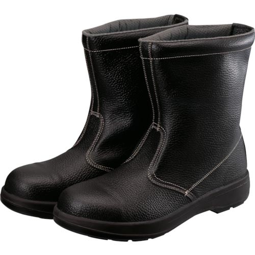 シモン ２層ウレタン底安全半長靴 ２５．５ｃｍ ブラック AW44BK-25.5 ( AW44BK25.5 ) （株）シモンのサムネイル