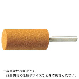 TRUSCO 軸付砥石WA 円筒型 Φ3X幅13X軸3 #80 10本入 ( MO-021P ) トラスコ中山(株)