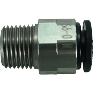 �`���_ ( ���c�ʏ� ) �t�@�C�uSUS���C���R�l�N�^ 6mm�ER1/8 ( FS6-01M(SUS303�V���[�Y) )