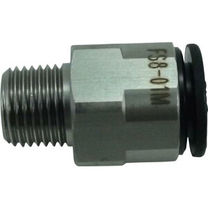 �`���_ ( ���c�ʏ� ) �t�@�C�uSUS���C���R�l�N�^ 8mm�ER1/8 ( FS8-01M (SUS303�V���[�Y) )