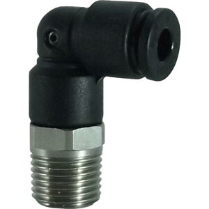 チヨダ ファイブSUSメイルエルボ 4mm・R1/8 ( FS4-01ML (SUS303シリーズ) ) 千代田通商(株)