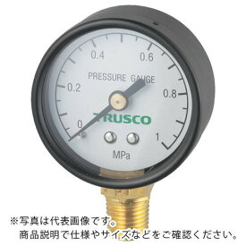 TRUSCO　圧力計　表示板径Φ40　立型口径R1／8表示 TP-G40A (1/8) ( TPG40A ) トラスコ中山（株）