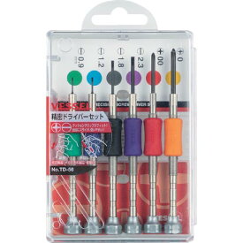 VESSEL 精密ドライバーセット TD‐56 6サイズ入り ( TD-56 ) (株)ベッセル ( VGZ32 )