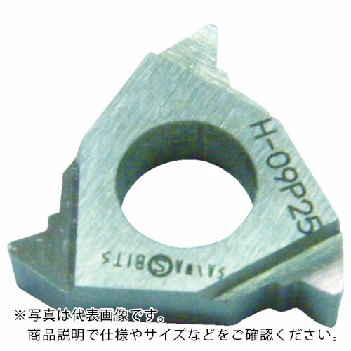 三和 切削工具 外径三角ネジ切チップ ピッチ２．５ｍｍ ( 09P25 ) 【10個セット】 （株）三和製作所のサムネイル