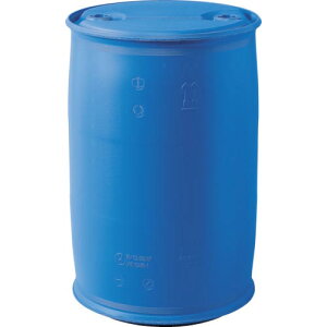 サンコー 輸送容器 プラスチックドラムクローズタイプ 852018 PDC200L-8ブルー ( SKPDC-200L-8-BL ) 三甲(株)