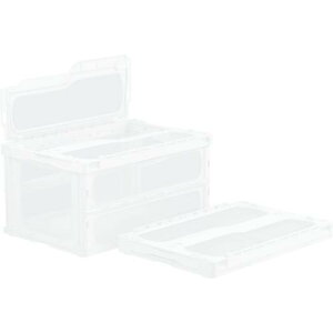 サンコー フタ一体型折りたたみコンテナー 559180 マドコンライトC-75Bホワイト ( SKMLO-C-75B-WH ) 三甲(株)