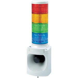 PATLITE ( �p�g���C�g ) LED�ϑw�M�����t���d�q����m�� �F:�ԁE���E�΁E�� ( LKEH-410FA-RYGB 63034 )