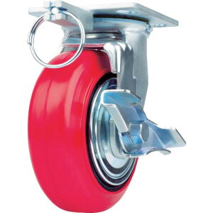 SAMSONG 重荷重用キャスター 自在ストッパー付 耐湿ウレタン車150mm ( TP6660-PCI TG TLB ) SAMSONG CASTER