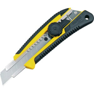 【SALE価格】タジマ カッターナイフ ネジプロ グリ-L 黄 クリアケース入 ( LC561YCL ) (株)TJMデザイン