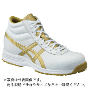 ASICS ウィンジョブ 71S ホワイト×ゴールド 28.0cm ( FFR71S.0194-28.0 ) アシックスジャパン(株)