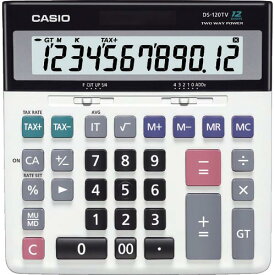 カシオ　加算器実務電卓 DS-120TW ( DS120TW ) カシオ計算機（株）