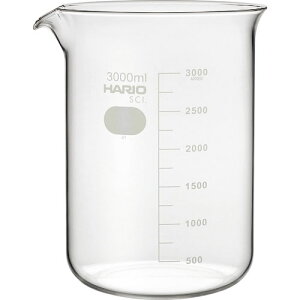 HARIO ビーカー 目安目盛付 3000ml ( B-3L-SCI ) ハリオサイエンス(株)