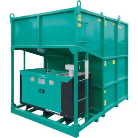 スーパー工業 ディーゼルエンジン式大型散水機 防音タイプ 6m2(平方メートル)タンク一体型モデル ( SEL-300SST-4 ) スーパー工業(株) 【メーカー取寄】