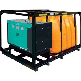 スーパー工業 ディーゼルエンジン式大型散水機 防音タイプ 2m2(平方メートル)タンク一体型モデル ( SEL-300SSW-4 ) スーパー工業(株) 【メーカー取寄】