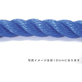 【SALE価格】グリーンクロス　ポリエチレンロープ　青　8mm　200m巻　 ( 6300040550 ) （株）グリーンクロス 【メーカー取寄】