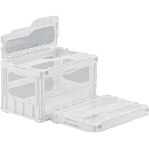 サンコー フタ一体型折りたたみコンテナー 559110 マドコンライトC-50Bホワイト ( SKMLO-C-50B-WH ) 三甲(株)