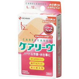 ニチバン 絆創膏 ケアリーヴパワー&フィット CL12L ( CLP12L ) 【10個セット】 【メーカー取寄】
