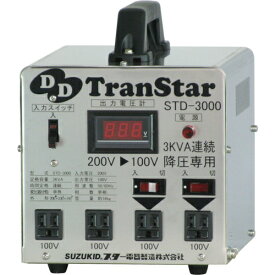 SUZUKID　ポータブル変圧器　ディーディートランスター　降圧専用　 STD-3000 ( STD3000 ) スター電器製造（株）