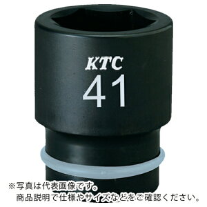 KTC 19.0sq.インパクトレンチ用ソケット(標準)ピン・リング付27mm ( BP6-27P ) 京都機械工具(株)