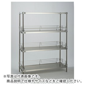 ERECTA エレクターシェルフ スーパーシリーズ 落下防止304ソリッドシェルフ W911mm×D461mm×H1892mm 4段 ( MSS910SPS1900W4L4 ) エレクター(株) 【メーカー取寄】