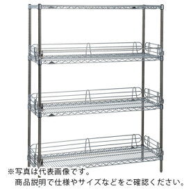 ERECTA エレクターシェルフ スーパーシリーズ 落下防止ステンレスワイヤーシェルフ W910mmxD460mmxH1892mm 4段 ( SMS910PS1900W4L4 ) エレクター(株) 【メーカー取寄】