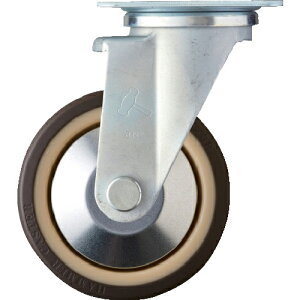 ハンマー 特殊鋼板製 自在 ウレタンB車125mm ( 420YS-UB125 ) ハンマーキャスター(株)