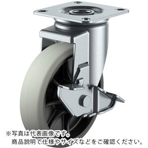 ���[�G�C �v���[�g�� ���� �L���X�^�[ �E���^�� �ԗ֌a130mm �X�g�b�p�[�t�� J�^�C�v J2-S�^ ��t���@80×80(75×75) ( GUJ2-130S ) (��)���[�G�C �L���X�^�[���ƕ�