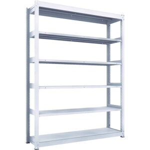 TRUSCO TUG型中量ボルトレス棚 300kg 単体型 1855×476×H2400 6段 ( TUG300-86S-6 ) トラスコ中山(株)