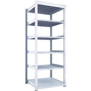 TRUSCO TUG型中量ボルトレス棚 600kg 単体型 955×926×H2400 6段 ( TUG600-83Z-6 ) トラスコ中山(株)