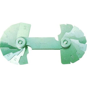 TRUSCO ラジアスゲージ 測定範囲0.10~1.0 10枚組 ( 272MAA (10マイセット) ) トラスコ中山(株)