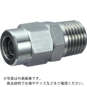 TRUSCO ( �g���X�R���R ) SUS���C���R�l�N�^ �K�p�`���[�u�a10X8 �˂�R3/8 ( TS10-03M (R3/8) )