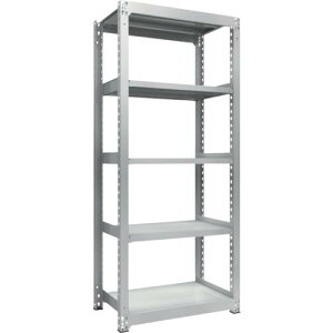 TRUSCO 耐食性スチール棚 TZM3型中量棚 900X571XH2100 5段 単体 ( TZM3-7365 ) トラスコ中山(株)