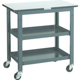 TRUSCO WHT型作業台補助テーブルワゴン 750X450XH740 ( WHT-4575 ) トラスコ中山(株)