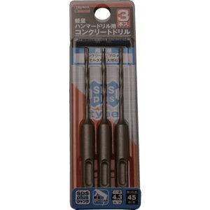 TRUSCO yʃn}[hpRN[ghZbg(SDSplusVN) 4.3mm ( TCD-SDS-43-3P ) gXRR()