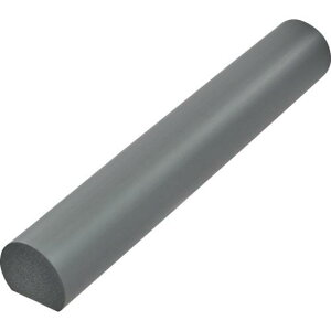 TRUSCO 安心クッション かまぼこ型 1本入り ライトグレー ( TAC-47 ) トラスコ中山(株)