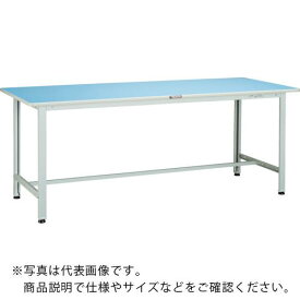 TRUSCO 軽荷重作業台(180kg)BO型 1800X600XH740 基本タイプ ホワイト色 ( BO-1860 ) トラスコ中山(株)