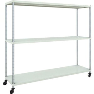 TRUSCO �X�`�[�����b�N �t�F�j�b�N�X���b�N 1800X450 3�i U�ԗ֕t W�F �R�ە��̓h�� ( PER-5643-U125-W ) �g���X�R���R(��)