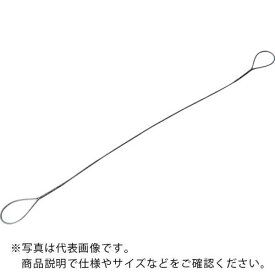 TRUSCO 玉掛けワイヤーロープ 段落し 6mmX1.5m ( TWD-6S1.5 ) トラスコ中山(株)