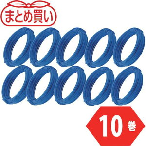 TRUSCO ( �g���X�R���R ) �܂Ƃߔ��� �J���[�j�� �����^�C�v �� 18�Ԏ� ���a1.2mm×10m 10�{ ( TCWS-12B-10P )