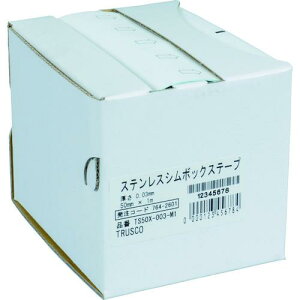 TRUSCO ( �g���X�R���R ) �X�e�����X�V���{�b�N�X�e�[�v 0.005 100mmX1m ( TS100X-0005-M1 )