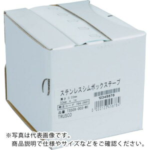 TRUSCO ( �g���X�R���R ) �X�e�����X�V���{�b�N�X�e�[�v 0.05 100mmX1m ( TS100X-005-M1 )